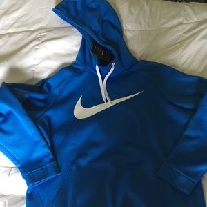 Men’s Nike dri~fit XL hoodie blue